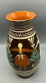 Karička menšia váza, pozdišovská keramika