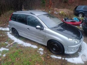 Peugeot 206 SW 1.6 80kw + LPG vše plně funkční