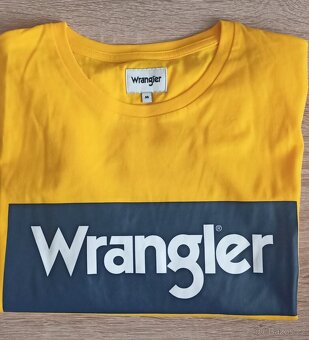 Tričko Wrangler unisex žluté vel. M- NOVÉ