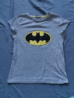Šedé triko Batman M