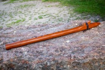 Indiánská flétna Cherokee 70 cm, ručně vyrobená - 1