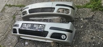 Fabia 1 facelift přední nárazník, 9151 stříbrný