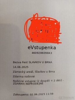 Rodinná vstupenka Bezva Fest Slavkov