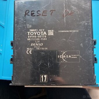 Keyless Smart Key jednotka Toyota Yaris Auris RAV4 - reset