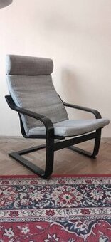 Ikea set křesla a podnožky Poang