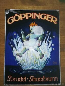 Smaltovaná cedule Göppinger Sprudel Sauerbrunn - 1