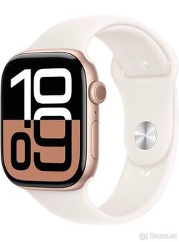 Prodám párkrát použité Apple Watch Series 10 42mm rose gold