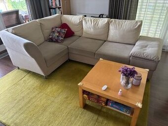 Prodám rohovou sedačku do L – rozkládací, 3+2 místa