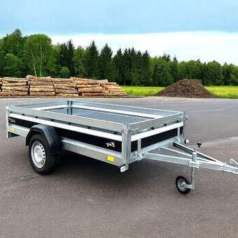Přívěsný vozík 2,65m x1,30, profi - svařovaný rám