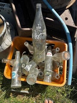 🥤 Retro skleněné lahve Coca-Cola, Pepsi, Vinea a další