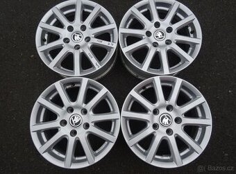 Alu disky Škoda Octavia, 15", 5x112, ET 43, šířka 6J