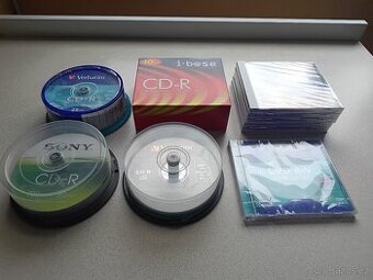 NOVÁ, nerozbalená CD-R a CD-R a DVD-RW. I jednotlivě.