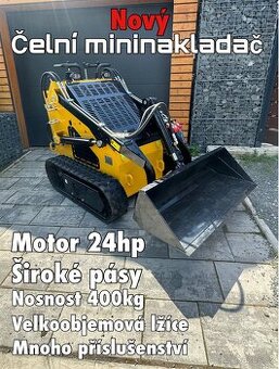 Smykový nakladač, smykáč , mini nakladač