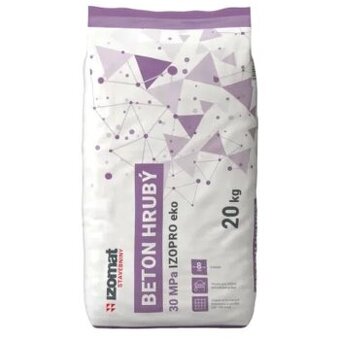 Hrubý beton Izopro eko beton B30 20 kg cena za kus mam 100