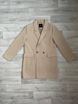 HOUSE | klasický basic béžový kabát