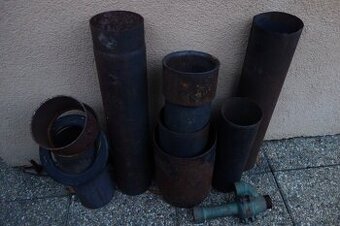 KOUŘOVODY ROURY REDUKCE viz.foto (ke kamna )