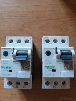 Motorový jistič Schneider GV2RT10 4-6,3A