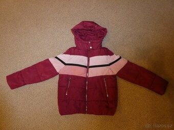 Dívčí zimní bunda, vel. 160