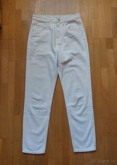 BÍLÉ RIFLE, DŽÍNY, KALHOTY SINSAY vel. 36