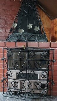 Prodám litinová keramická kamna