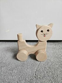 Dřevěná skládací kočka