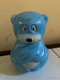 Retro dětská houpací hračka - medvěd RARE