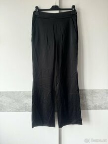 Černé elegantní kalhoty H&M - 1