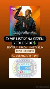 2x VIP LISTKY TRAVIS SCOTT na sezeni (merchandise)