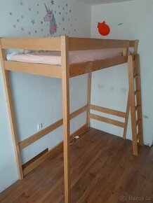 Patrová postel podchozí výška 170 cm celkem 200cm