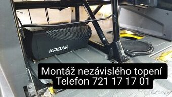 Montáž nezávislého topení 12v a 24v