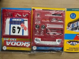 Škoda 130RS DeAgostini 1:8 čísla časopisu č.1 a č.2