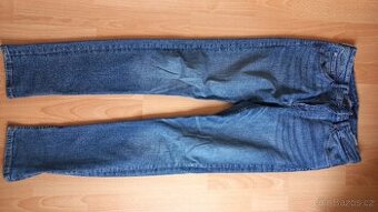 Modré rifle used zn. H and M, Skinny FIT Vel. 164
