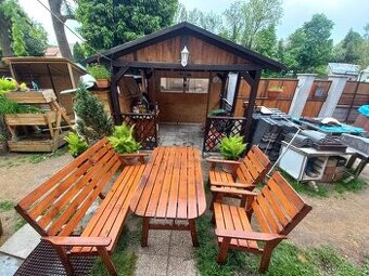 Prodám dřevěný zahradní nábytek