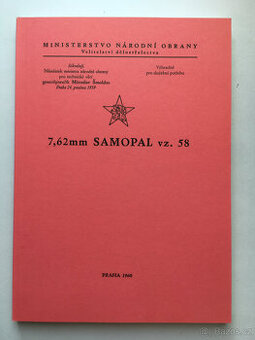 Předpis, příručka samopal vz 58 - NOVÝ