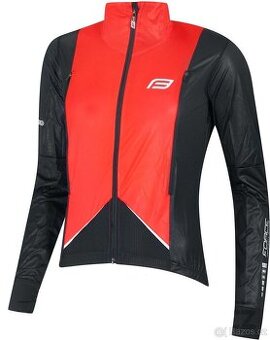 Červeno-černá cyklistická bunda FORCE vel. M - 1
