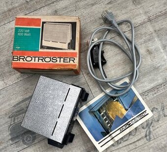 Retro topinkovač toastovač typ F 2.2-69 made in GDR