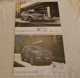 HYUNDAI SantaFe + Tucson - sada českých prospektů - 1