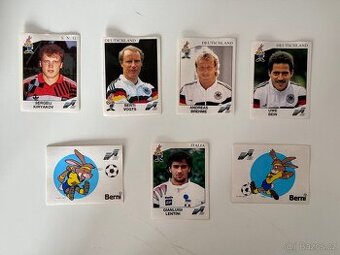 Panini samolepky EURO 92 a Turtles