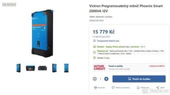 Victron Programovatelný měnič Phoenix Smart 2000VA 12V