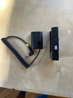 NPF Battery adapter + LP E6 Dummy baterie BMPCC 4K