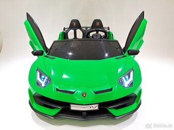 Nové dětské elektrické autíčko Lamborghini Aventador zelené