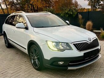 Škoda Superb II SCOUT 2.0TDI 125kW 4x4 2015 KESSY VYHŘ.OKNO