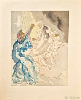 SALVADOR DALI - View of Beatrice (Dante - Božská komédia),