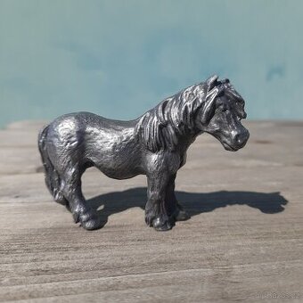 Cínová figurka, těžítko - poník