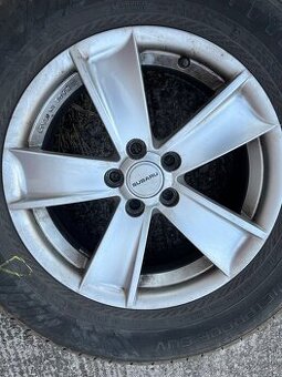 Alu vč. Pneu Subaru Forester 215/65/16 Original