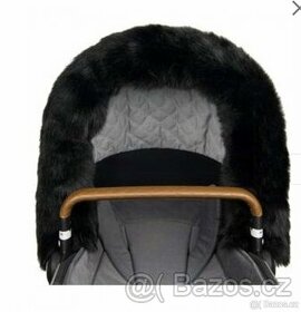 Bjallra univerzální kožíšek do kočárku Black