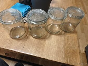 Zavařovací sklenice celoskleněné masovky - 65ks