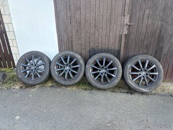 Kola 5x115 ET 40 R17 s letními pneu altenzo 7mm