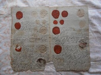 Brandýs nad Orlicí, historická listina, dokument z 18.stol.