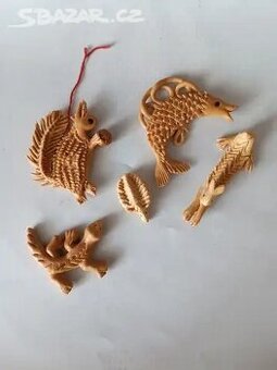 Staré vizovické pečivo - vánoční ozdoby